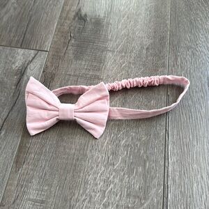 Janie and Jack Pink Bow Soft Headband